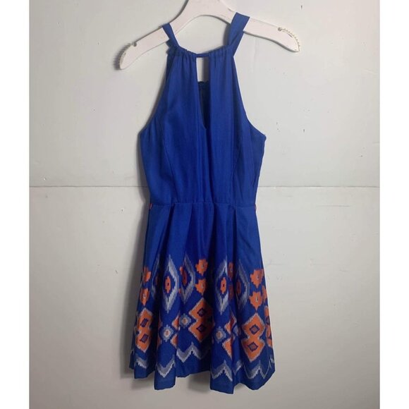 Eva Franco Dresses & Skirts - Eva Franco Anthropologie Mini Sleeveless Blue Dress